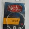 Scientific Anglers Trout 1X 9′ -valmis Perhoperuke 1 Scientific Anglers Trout 1X 9′ -valmis Perhoperuke -Perho Kauppa satroutpe1x