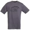Guideline Angry Salmon ECO T-paita, Charcoal -Perho Kauppa web image angry salmon eco tee l