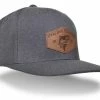 Guideline Flat Brim Cap Est.93′, Dark Heather -Perho Kauppa web image flat brim cap est 93